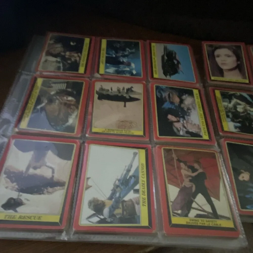 Star Wars Return of the Jedi 1983 Non-Sport Trading Card Lot Topps